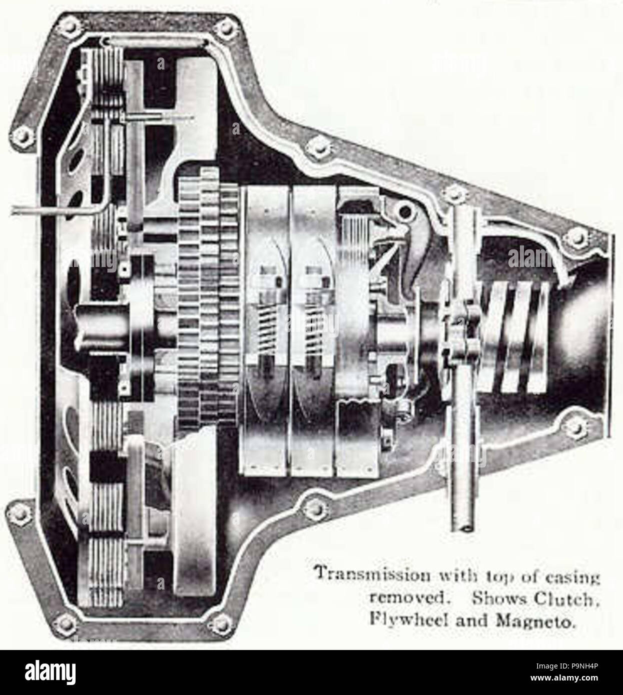 model t transmission exploded view