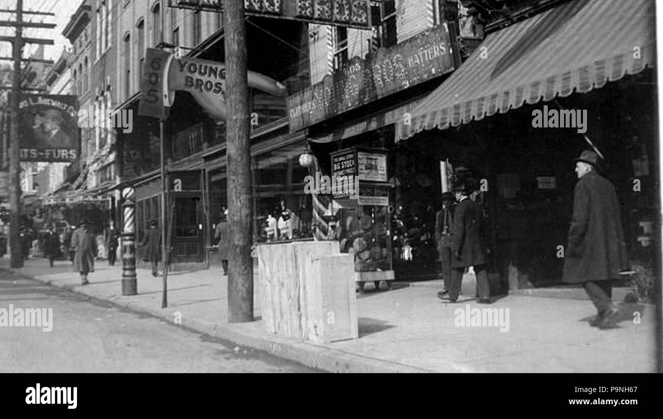 29 1910 600 Block Hamilton Street Allentown PA Stock Photo Alamy