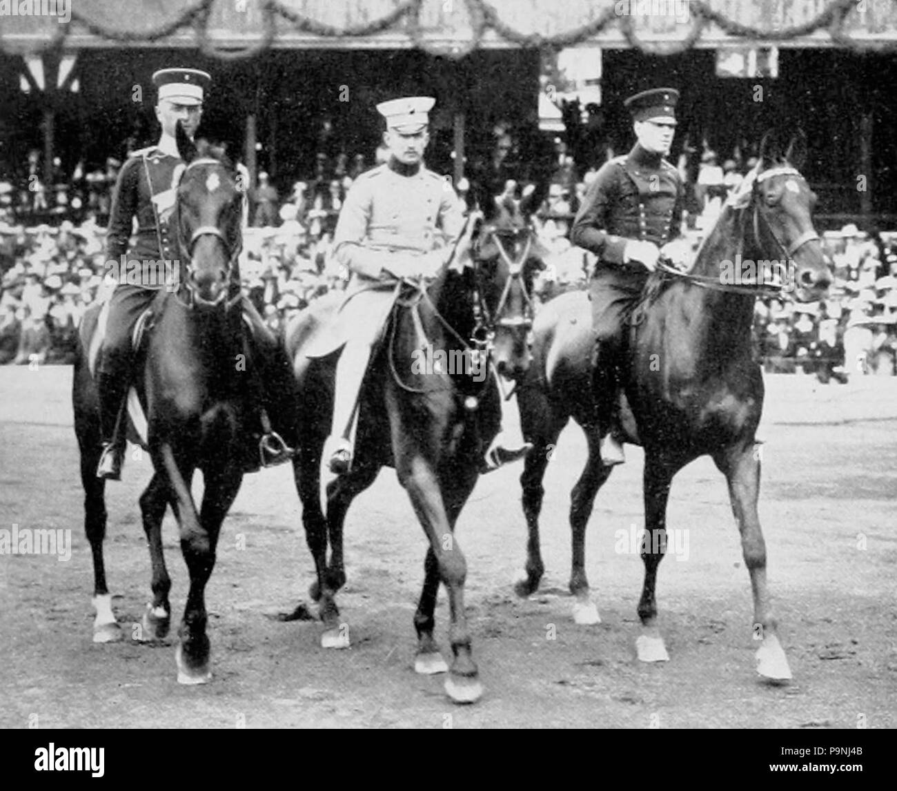 32 1912OG-eventing-germany-team Stock Photo