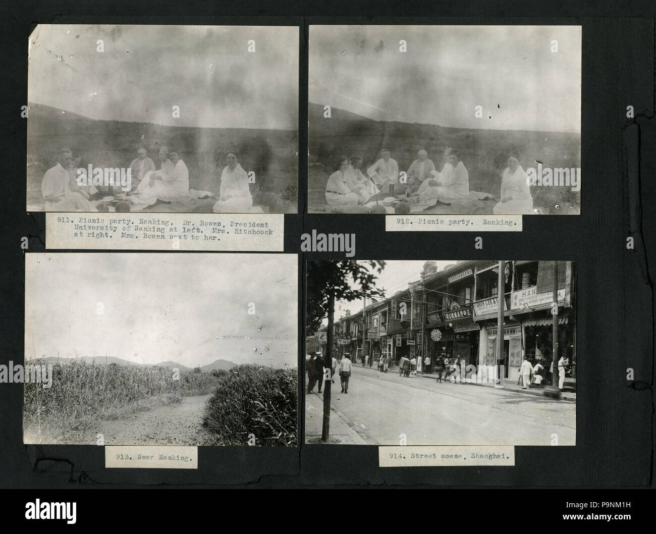 73 782--1118, A. S. Hitchcock- Asia, 1921, Georgia and Florida, Panama and Ecuador, 1923, includes photographs of Floyd A. McClure (Page 38) BHL48070064 Stock Photo