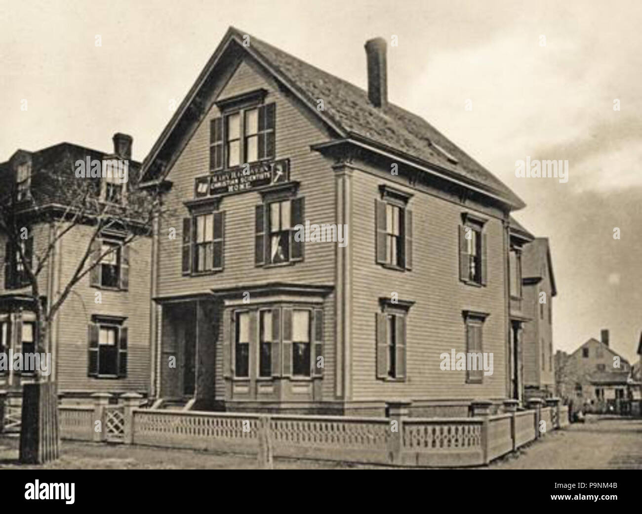 74 8 Broad Street, Lynn, Massachusetts (Mary Baker Eddy, 2 Stock Photo