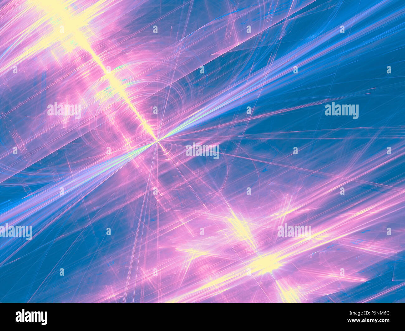 Glossy surface - abstract digitally generated image Stock Photo