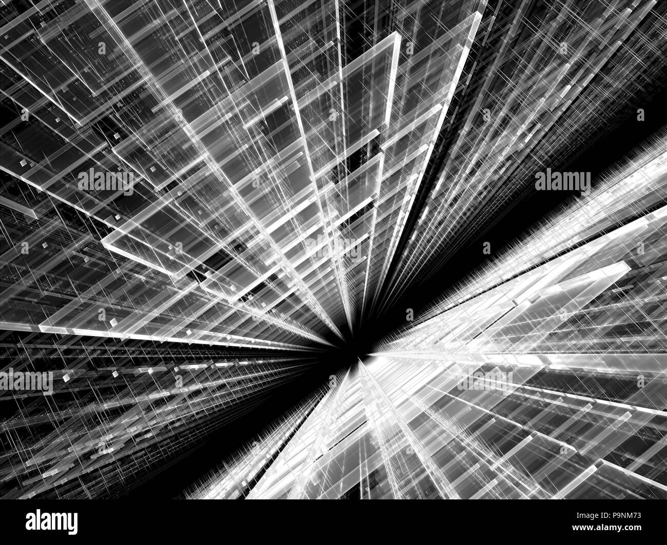 Sci fi digital hi tech Black and White Stock Photos & Images - Alamy