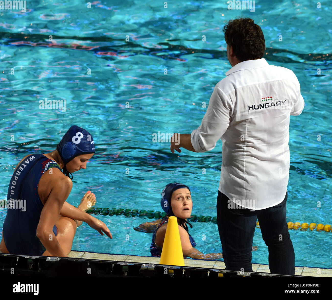 Budapest Hungary Jul 17 The Hungarian Women Waterpolo Team Keszthelyi Rita Czigany Dora Listen To The Strategy From The Coach Biro Atti Stock Photo Alamy Budapest Hungary Jul 17 The Hungarian Women Waterpolo Team Keszthelyi Rita Czigany Dora Listen To The Strategy From The Coach Biro Atti Stock Photo Alamy