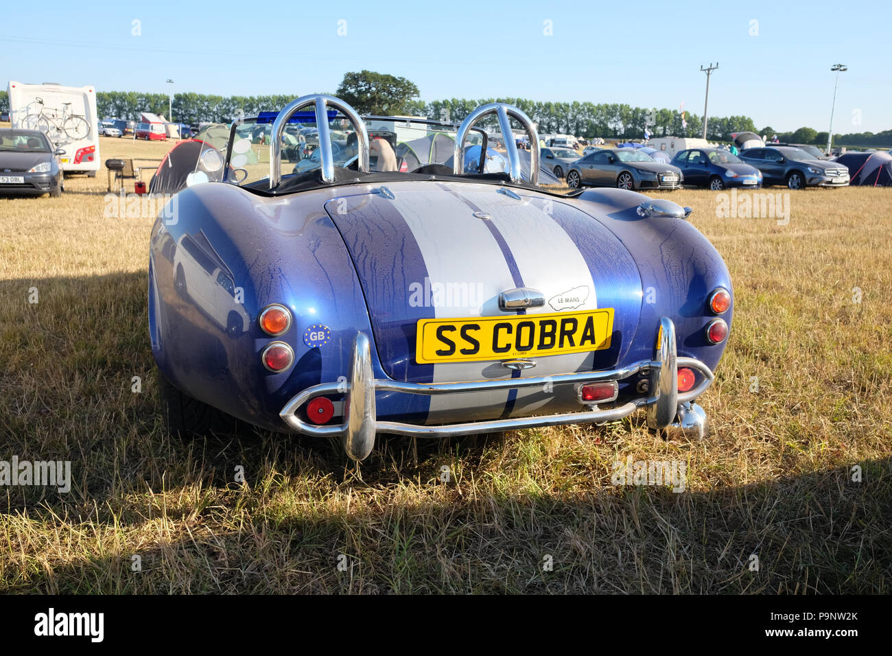 July 18 Ss Cobra In The Camping Field At The Goodwood Festival Of Speed 25th Year Stock Photo Alamy