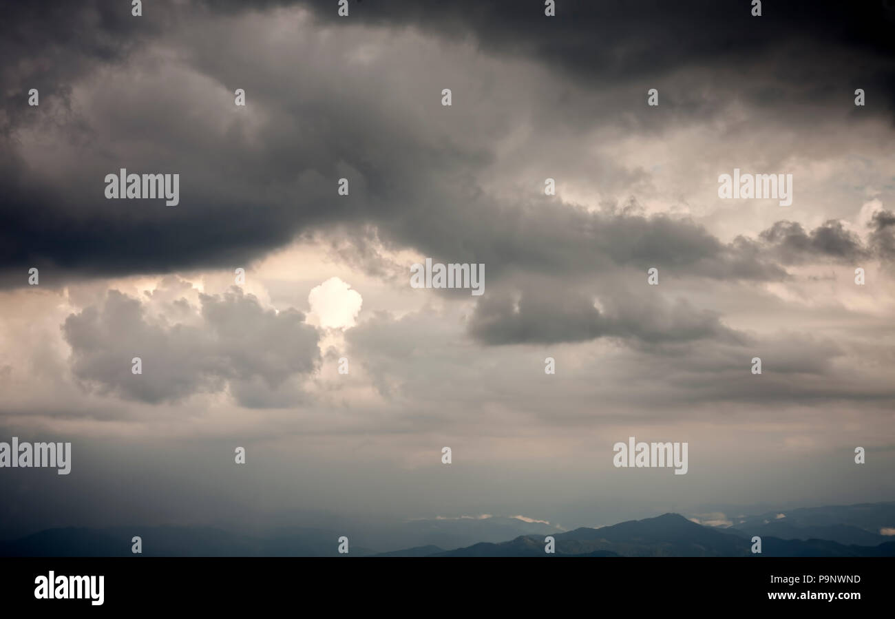 dark storm clouds in the sky Stock Photo - Alamy