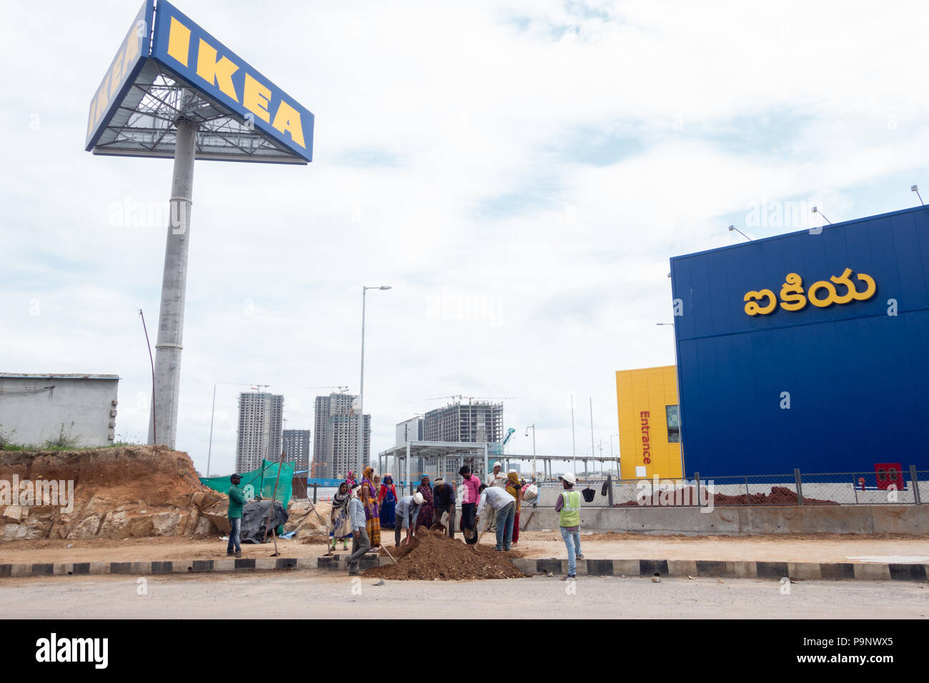 Swedish furniture giant IKEA will open it's first store in India on August  09,2018 in the southern city of Hyderabad.It was scheduled to open on July  Stock Photo - Alamy