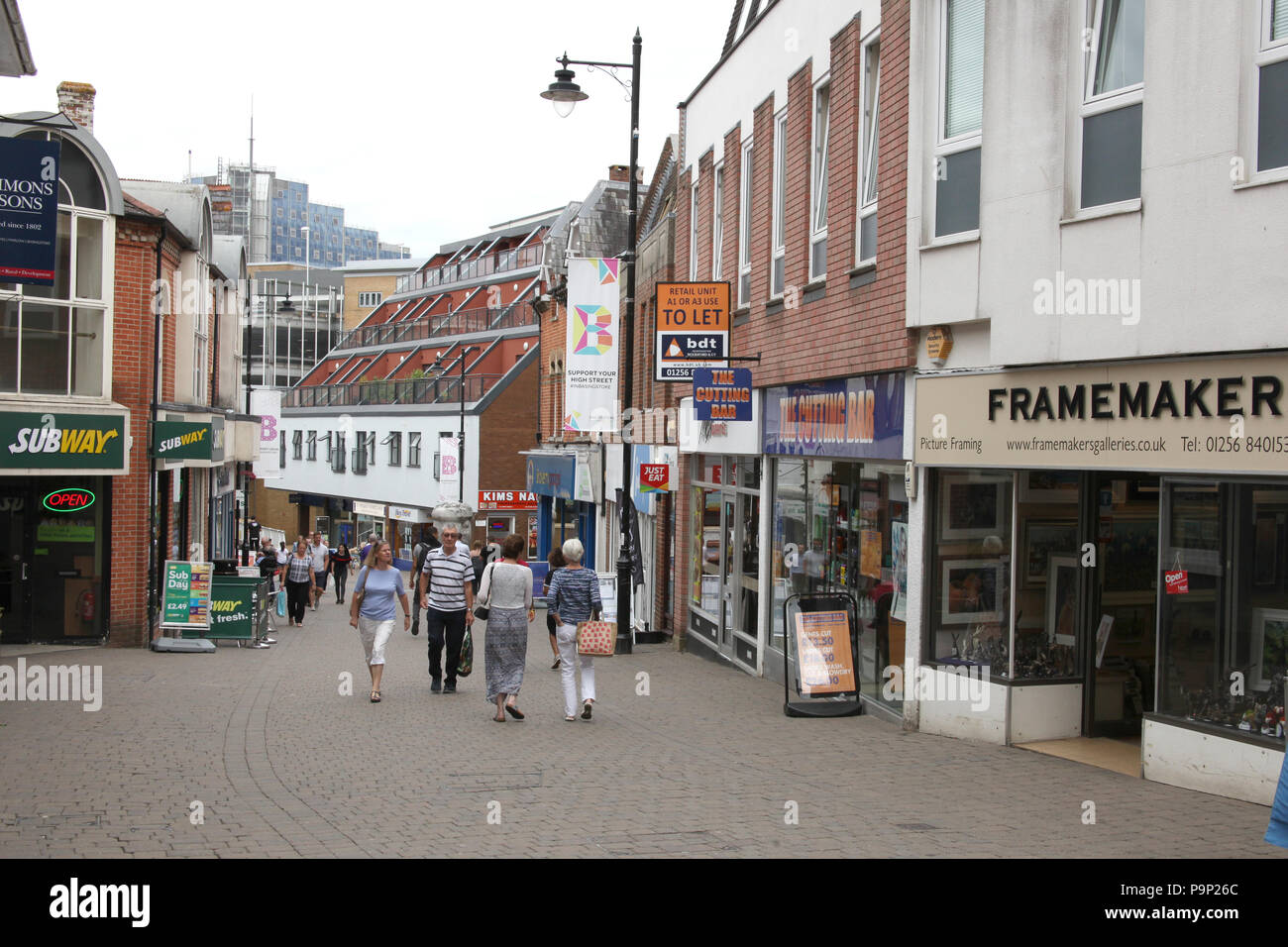 The Town Centre in Basingstoke, Hampshire, UK Stock Photo Alamy