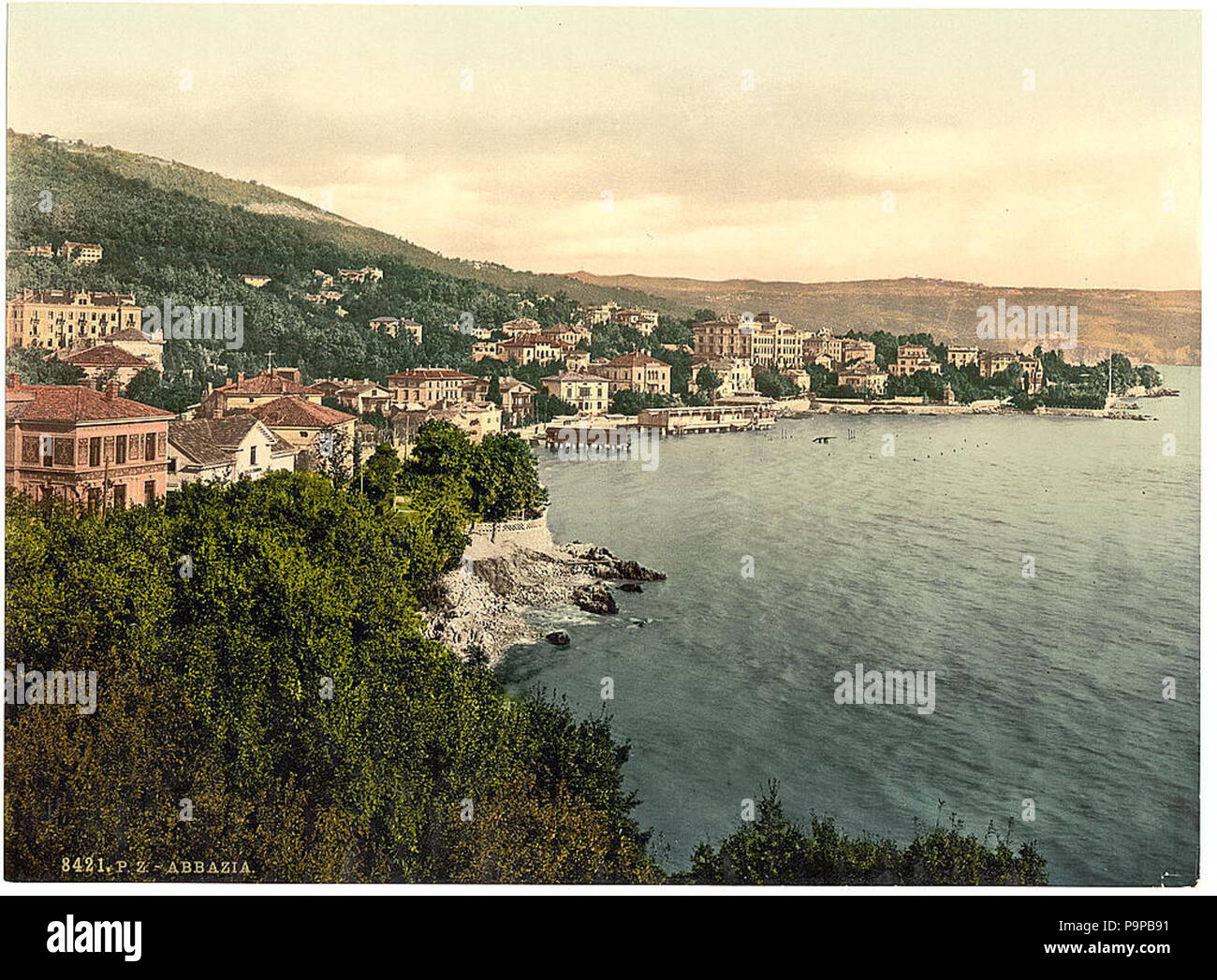 94 Abbazia, 1890er Stock Photo Alamy