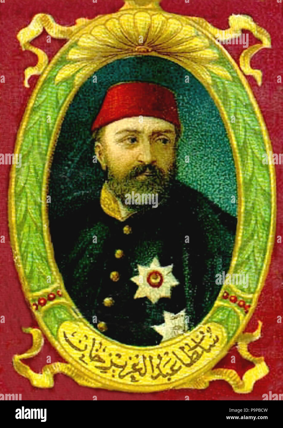 ABDUL AZIZ (1830-1876). Sultan of Turkey. Deposed and 