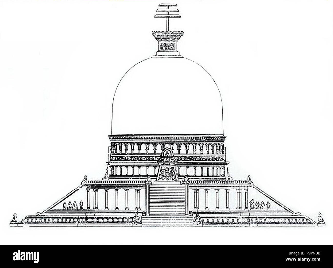 106 Ahin Posh Stupa Stock Photo Alamy