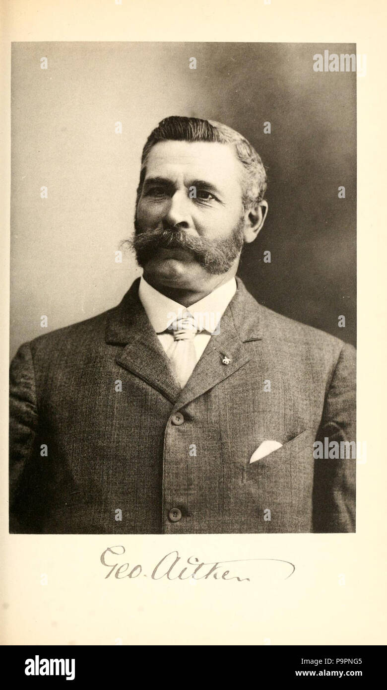 107 Aitken, George (Encyclopedia Vermont Biography Stock Photo - Alamy