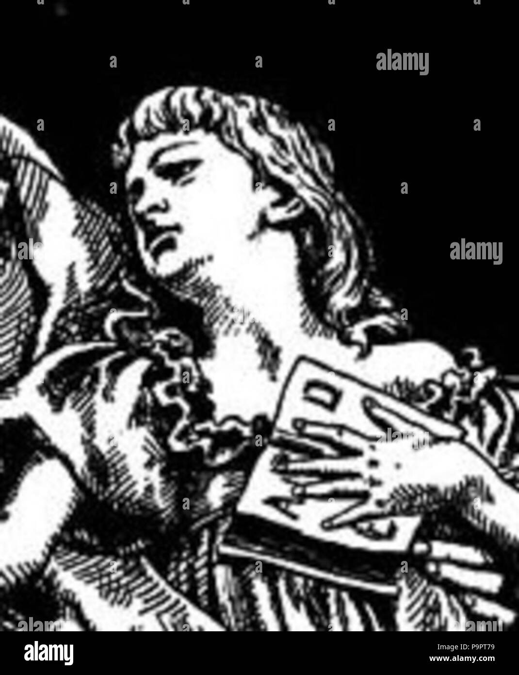 115 Alice Cogswell engraving 1889 Stock Photo Alamy