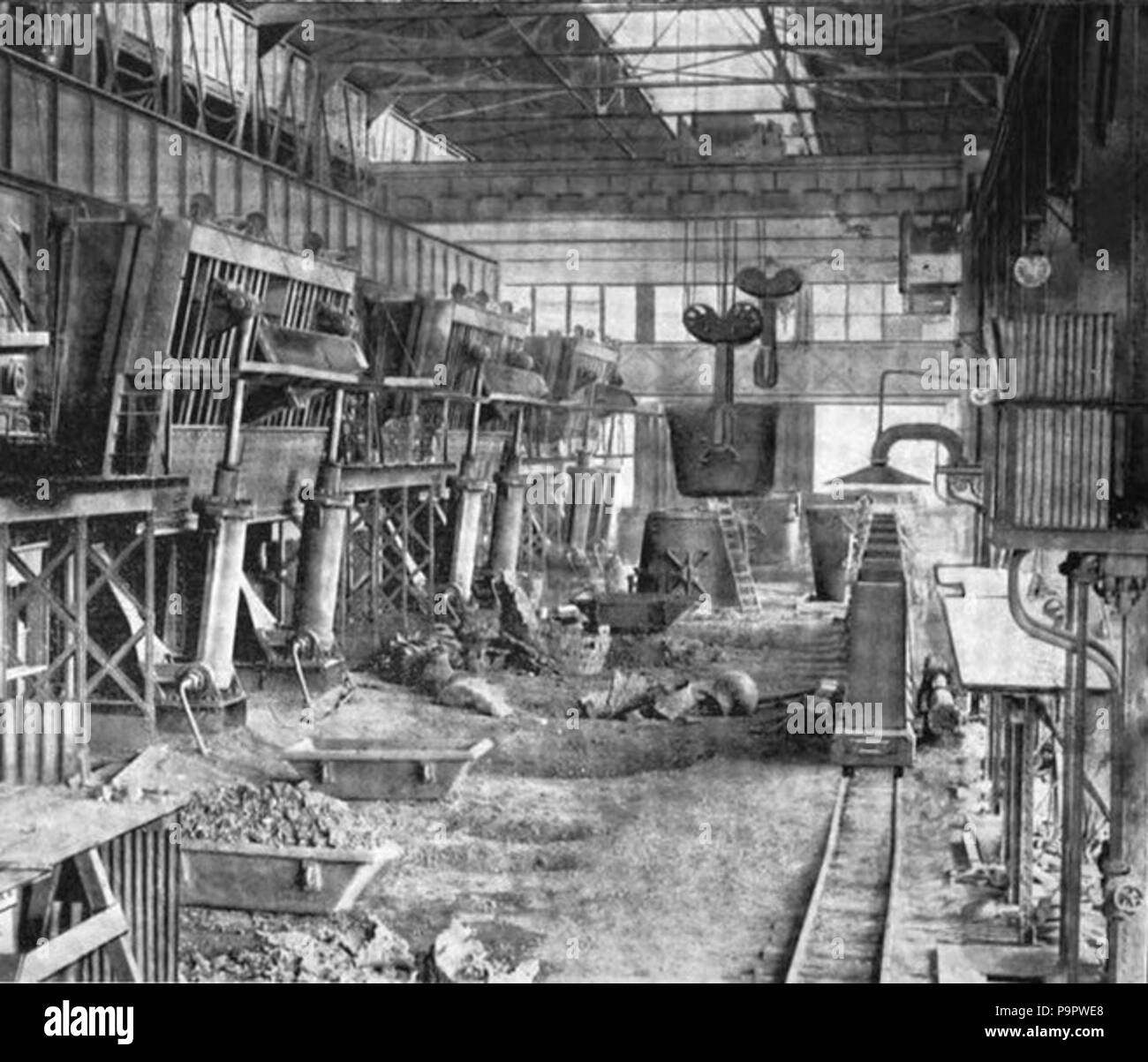 124 American Steel and Wire Co rolling furnace Newburg Works