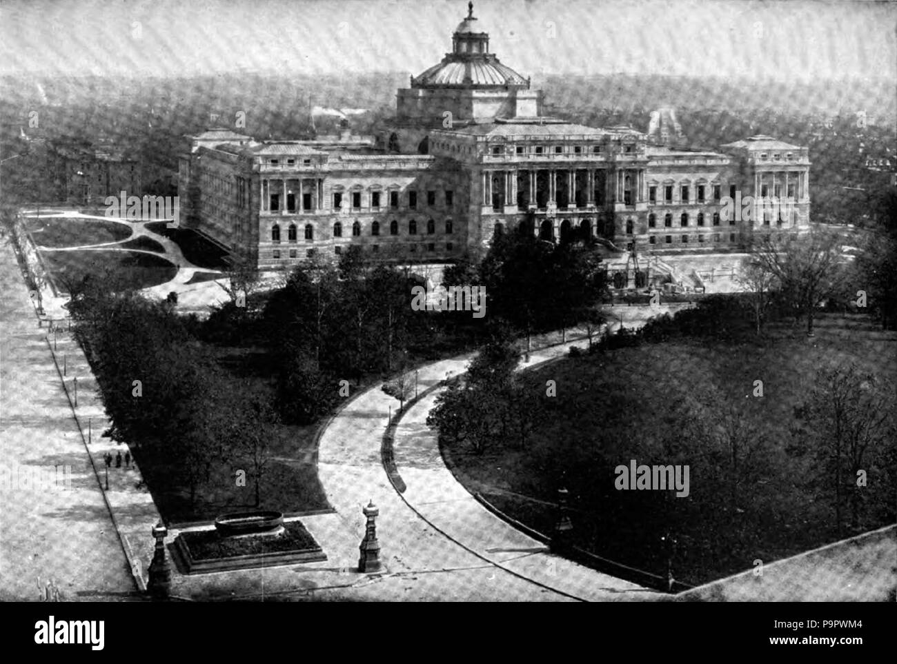 124 Americana 1920 Libraries - Congressional Library Stock Photo