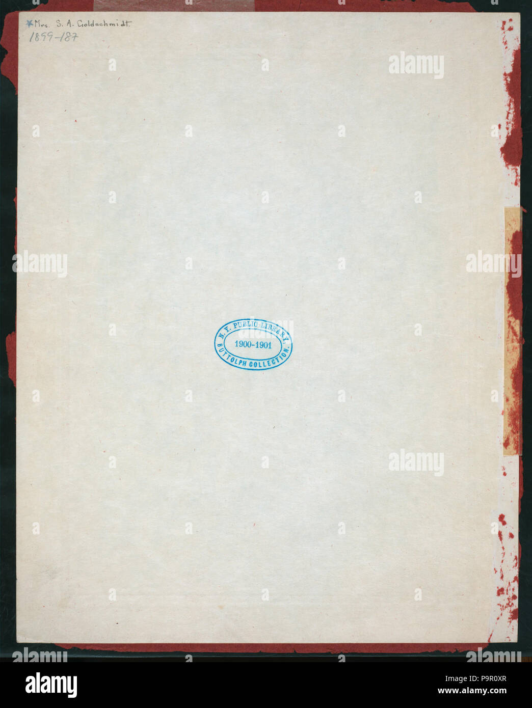 570 DINNER GIVEN TO HONORABLE CHAUNCEY M. DEPEW, SENATOR ELECT FROM STATE OF NEW YORK (held by) LOTOS CLUB (at) &quot;LOTOS CLUB, NEW YORK, NY&quot; (OTHER (CLUB);) (NYPL Hades-271500-4000005831) Stock Photo