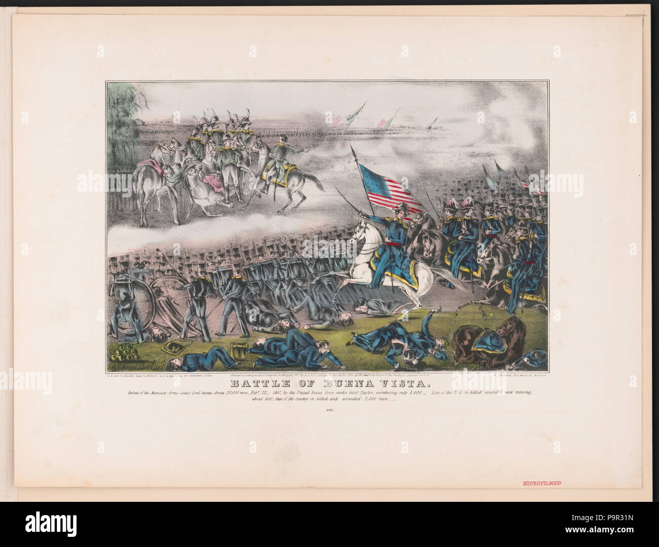 Mexican american war battle buena vista hi-res stock photography and ...