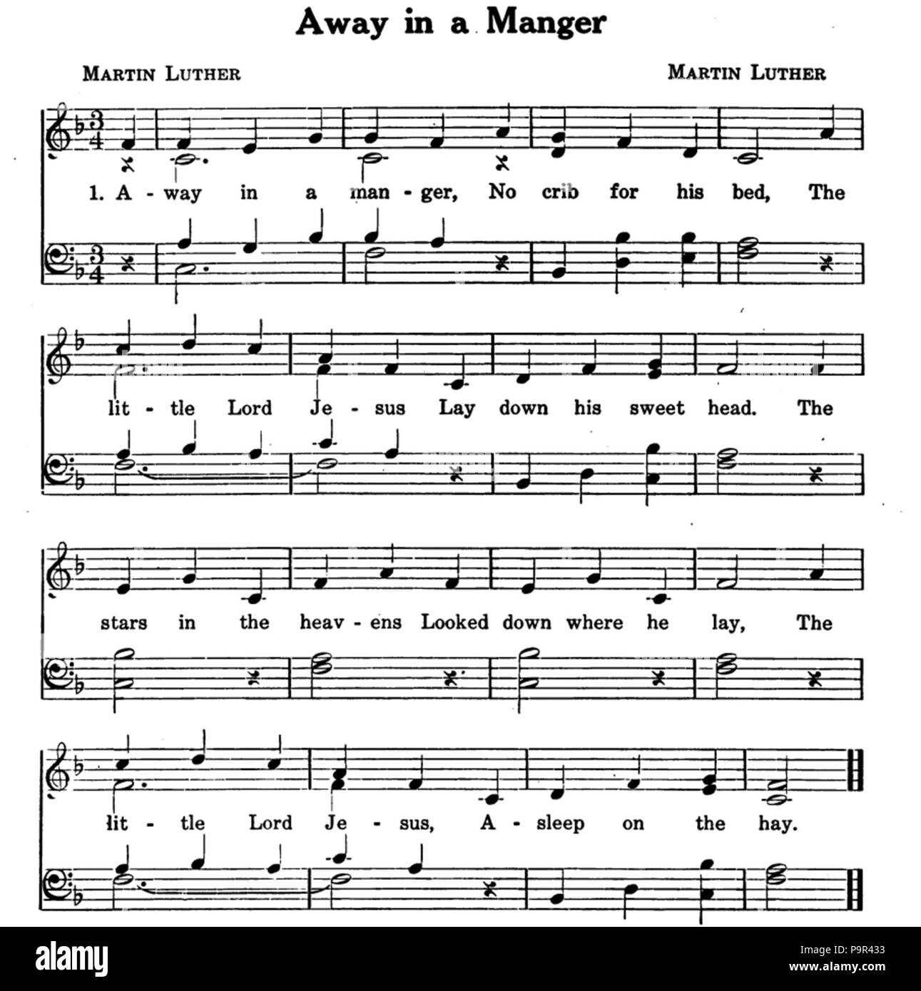 Away In A Manger Lyrics