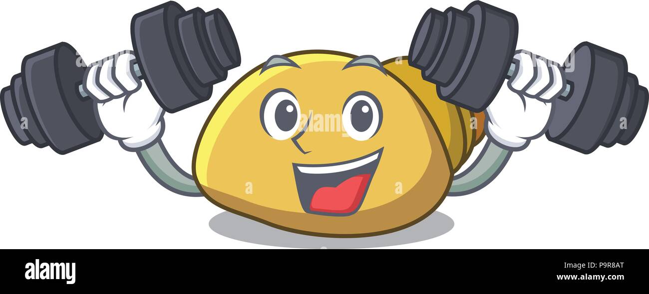 Fitness mollusk shell character cartoon Stock Vector Image & Art - Alamy