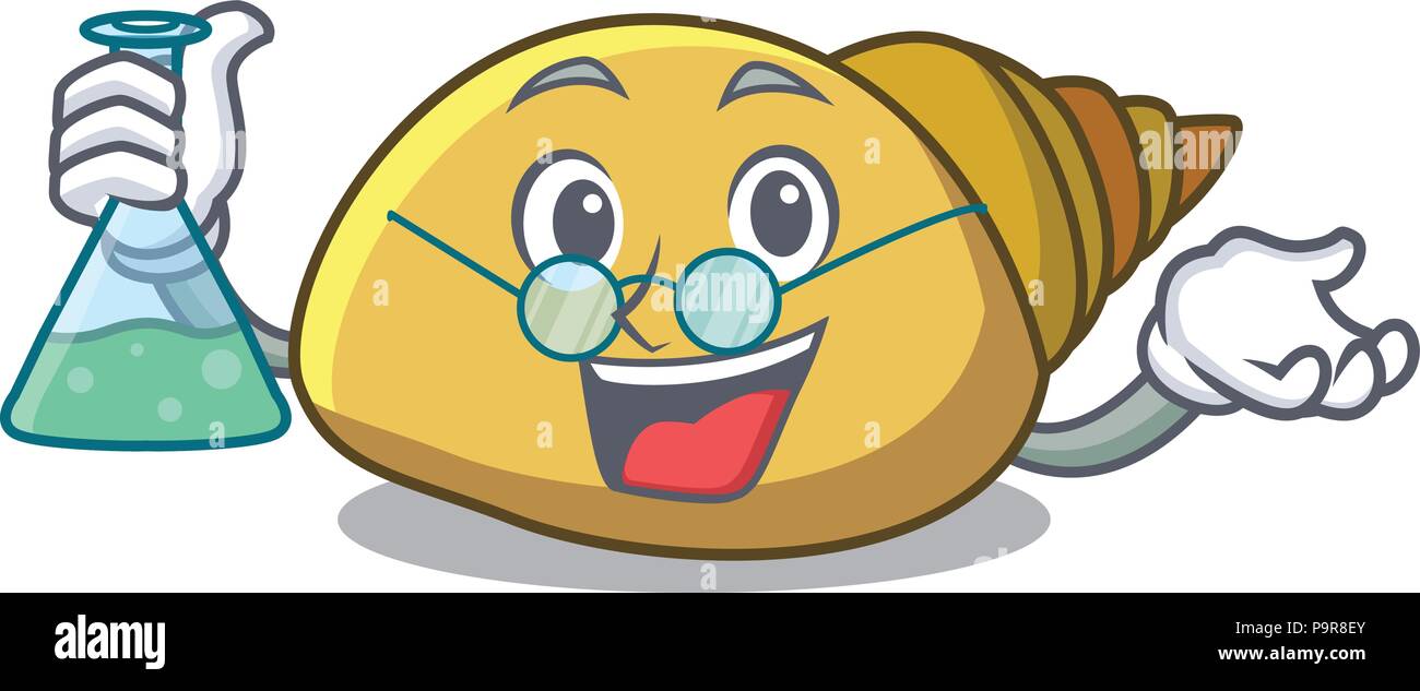 Professor mollusk shell character cartoon Stock Vector Image & Art - Alamy