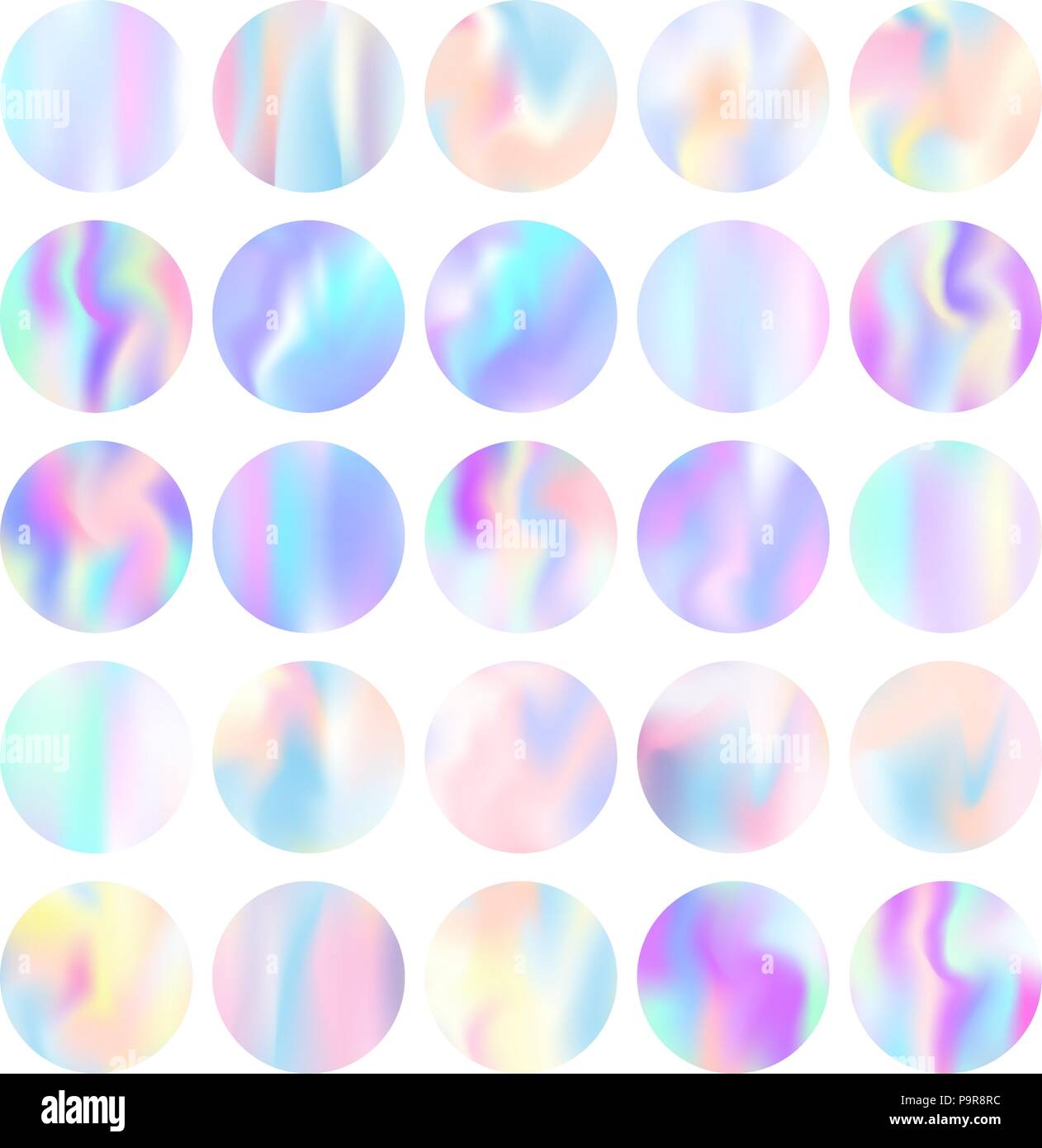 Holographic abstract backgrounds set Stock Vector Image & Art - Alamy
