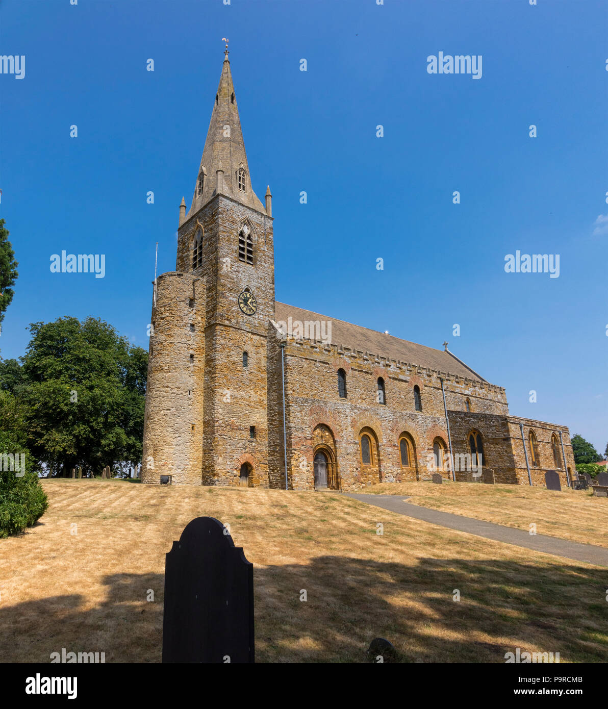 Brixworth church northamptonshire hi-res stock photography and images ...