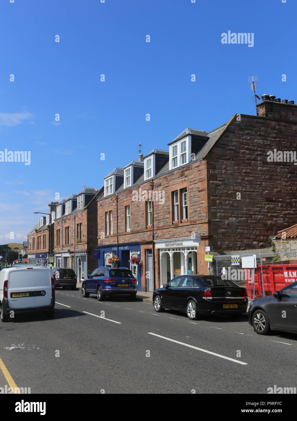 Gullane street scene East Lothian Scotland July 2018 Stock Photo Alamy