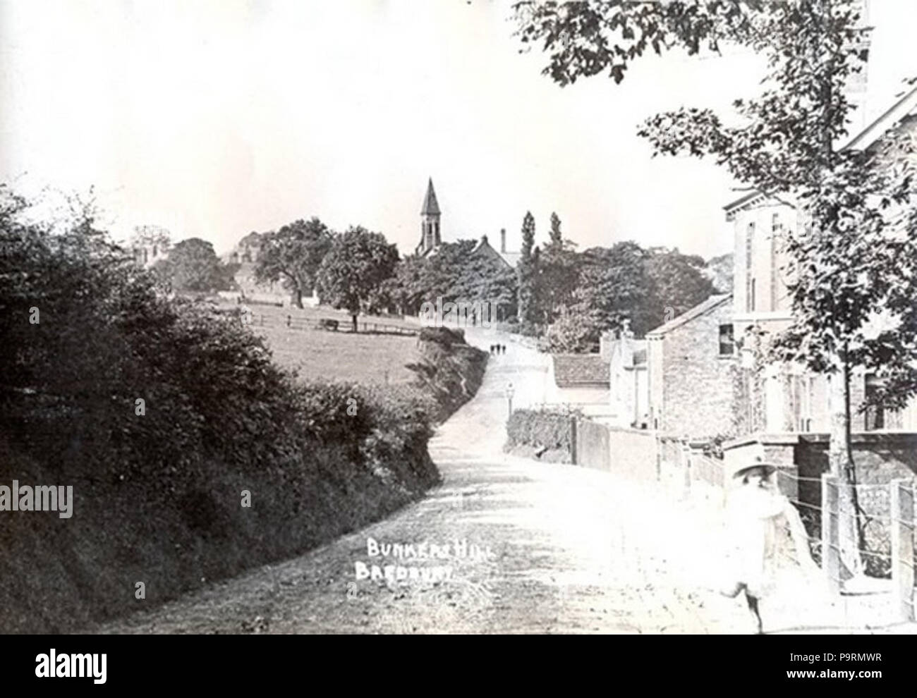 258 Bunkers Hill, Bredbury c.1900 Stock Photo