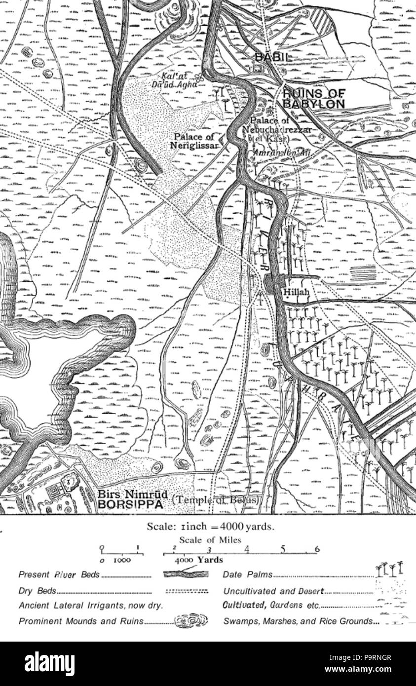 Babylon map hires stock photography and images Alamy