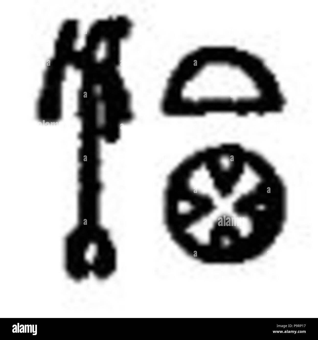 Artifact object hieroglyph hi-res stock photography and images - Alamy