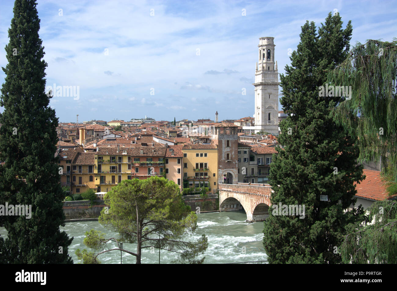 The Adige river in Verona Stock Photo - Alamy