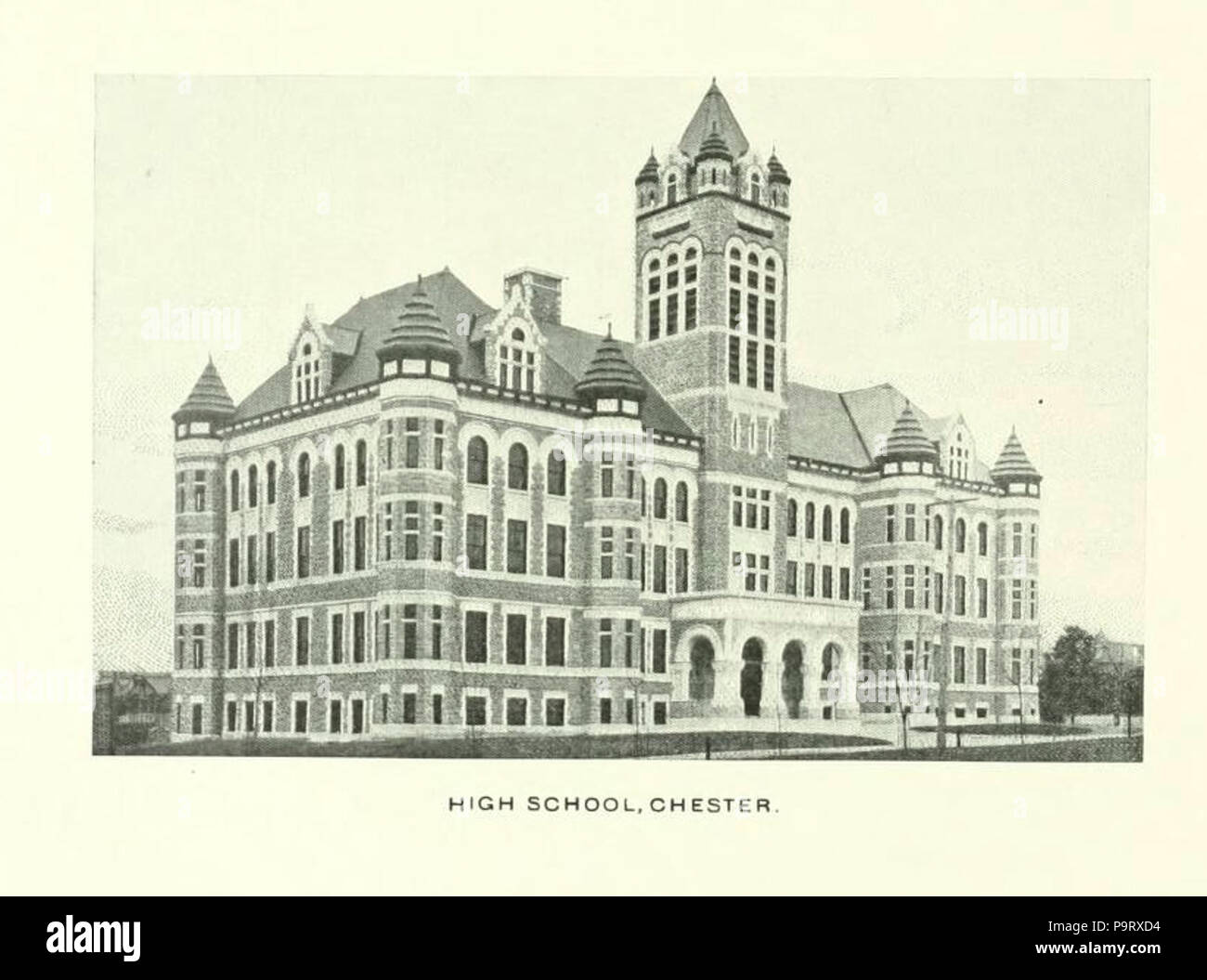 303 Chester High School Stock Photo Alamy