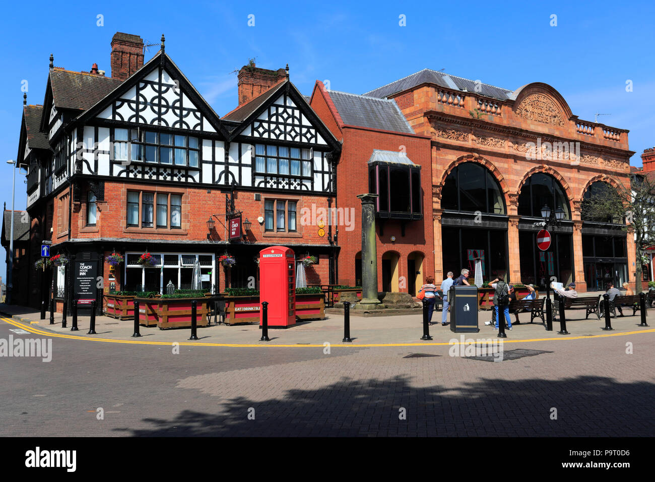 Architectural building styles, Northgate Street, Chester City, Cheshire