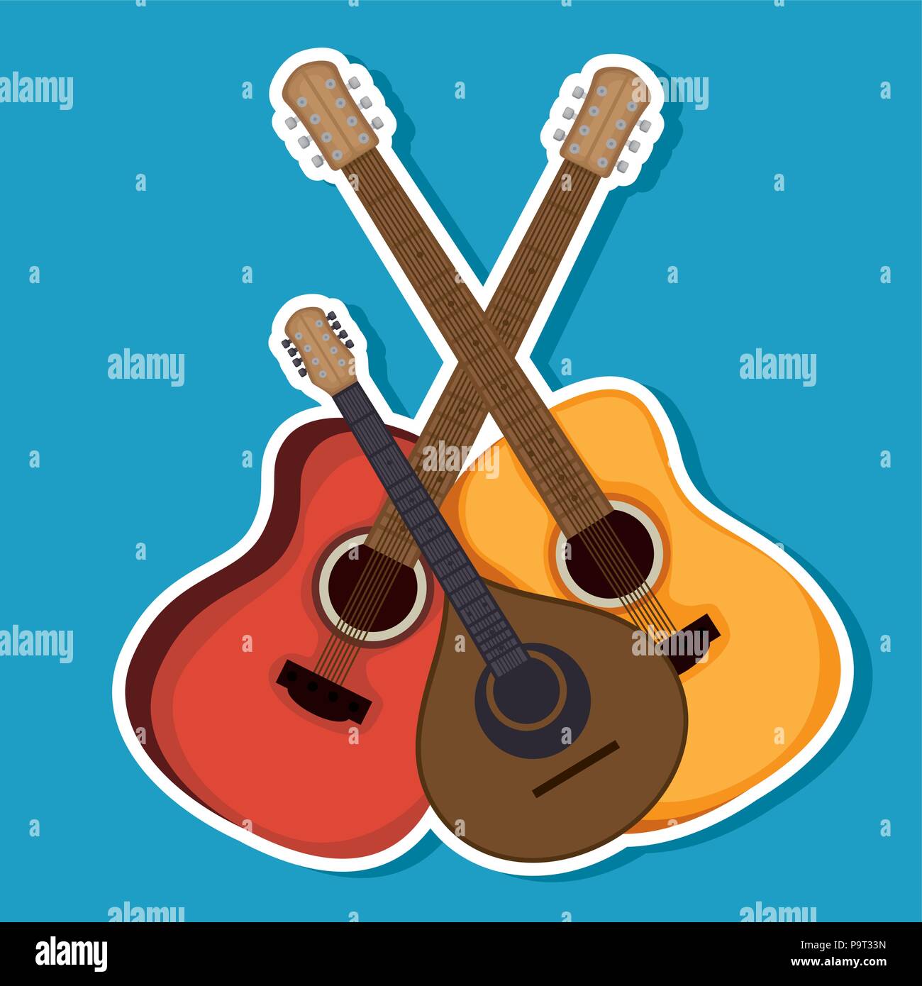 set musical instruments icons vector illustration design Stock Vector ...