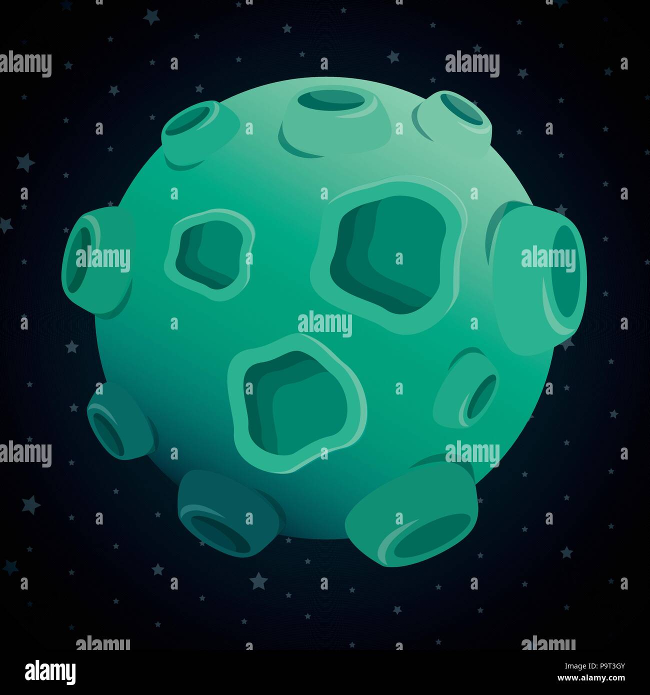 planet of the solar system scene vector illustration design Stock ...