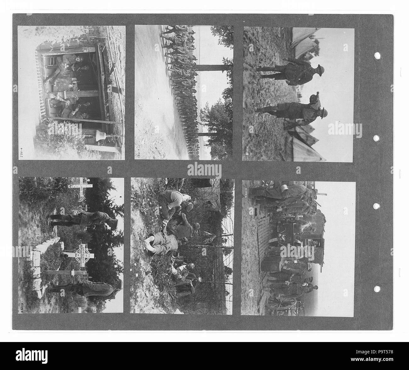 274 Canadian Official War Photographs (BL l.r.233.b.57.v3 f010r) Stock Photo