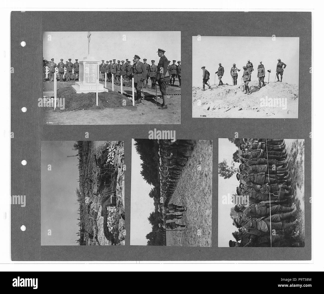 274 Canadian Official War Photographs (BL l.r.233.b.57.v3 f035r) Stock Photo