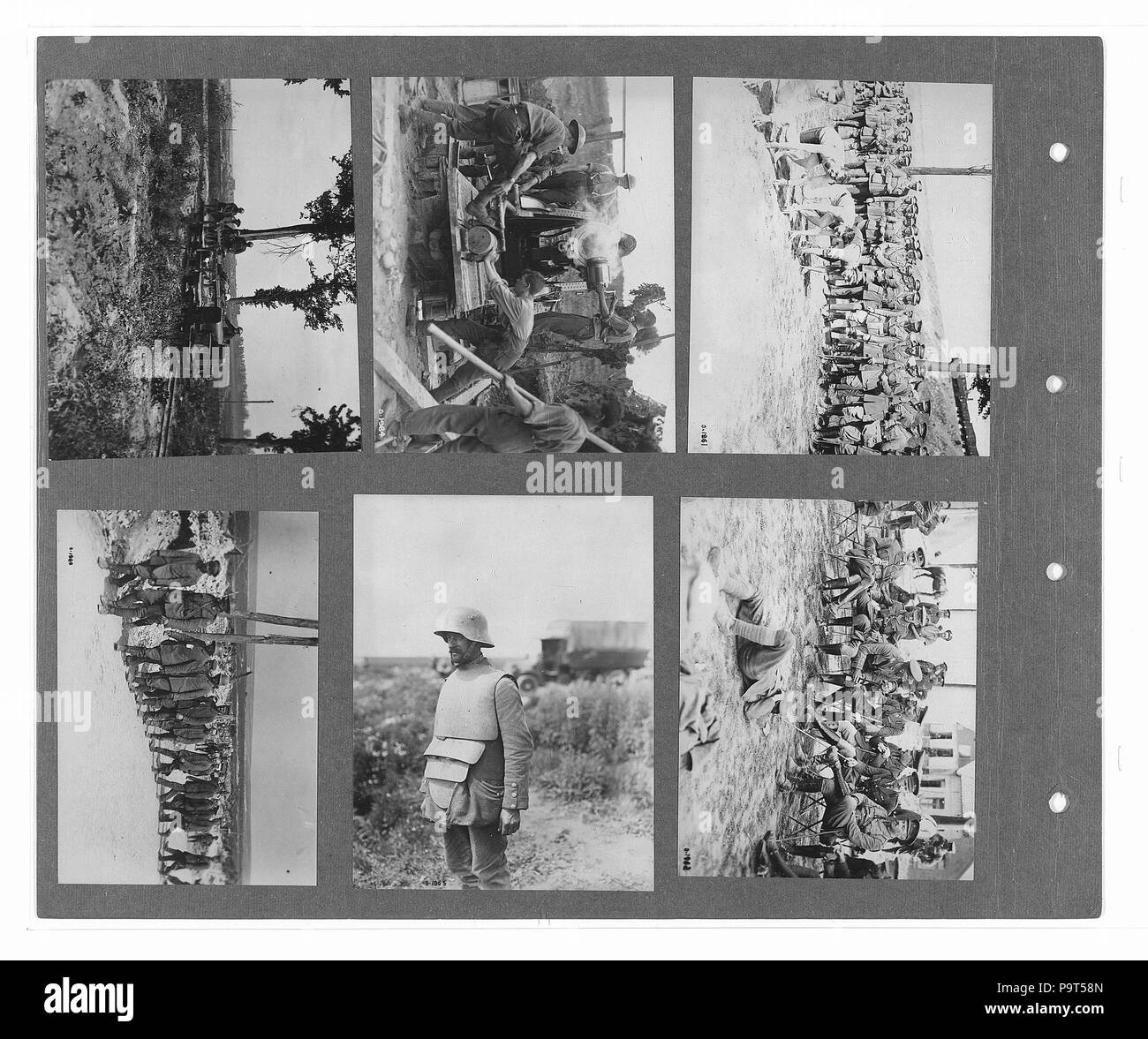274 Canadian Official War Photographs (BL l.r.233.b.57.v3 f036r) Stock Photo