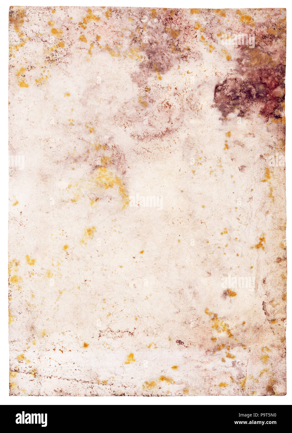 Old paper isolated on white background Stock Photo - Alamy