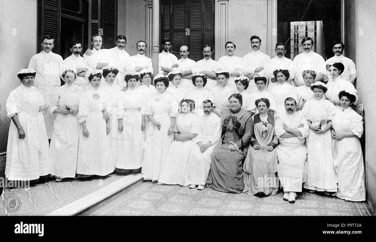 291 Cecilia grierson alumnos 1910 Stock Photo