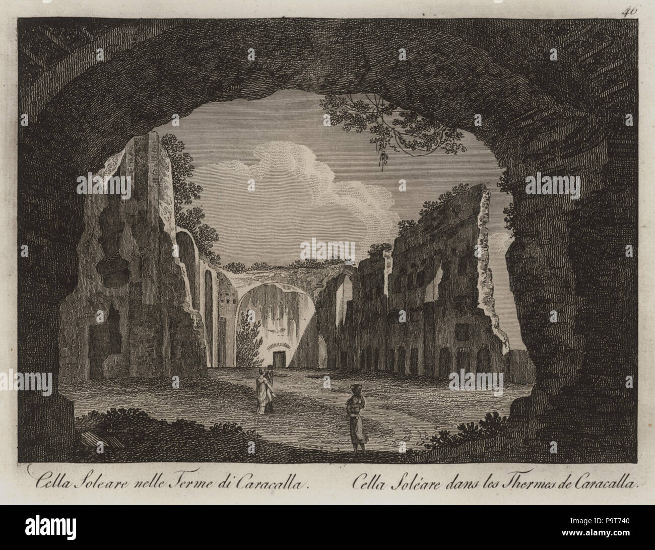 292 Cella Soleare nelle Terme di Caracalla - Li Monumenti Piú Celebri ...