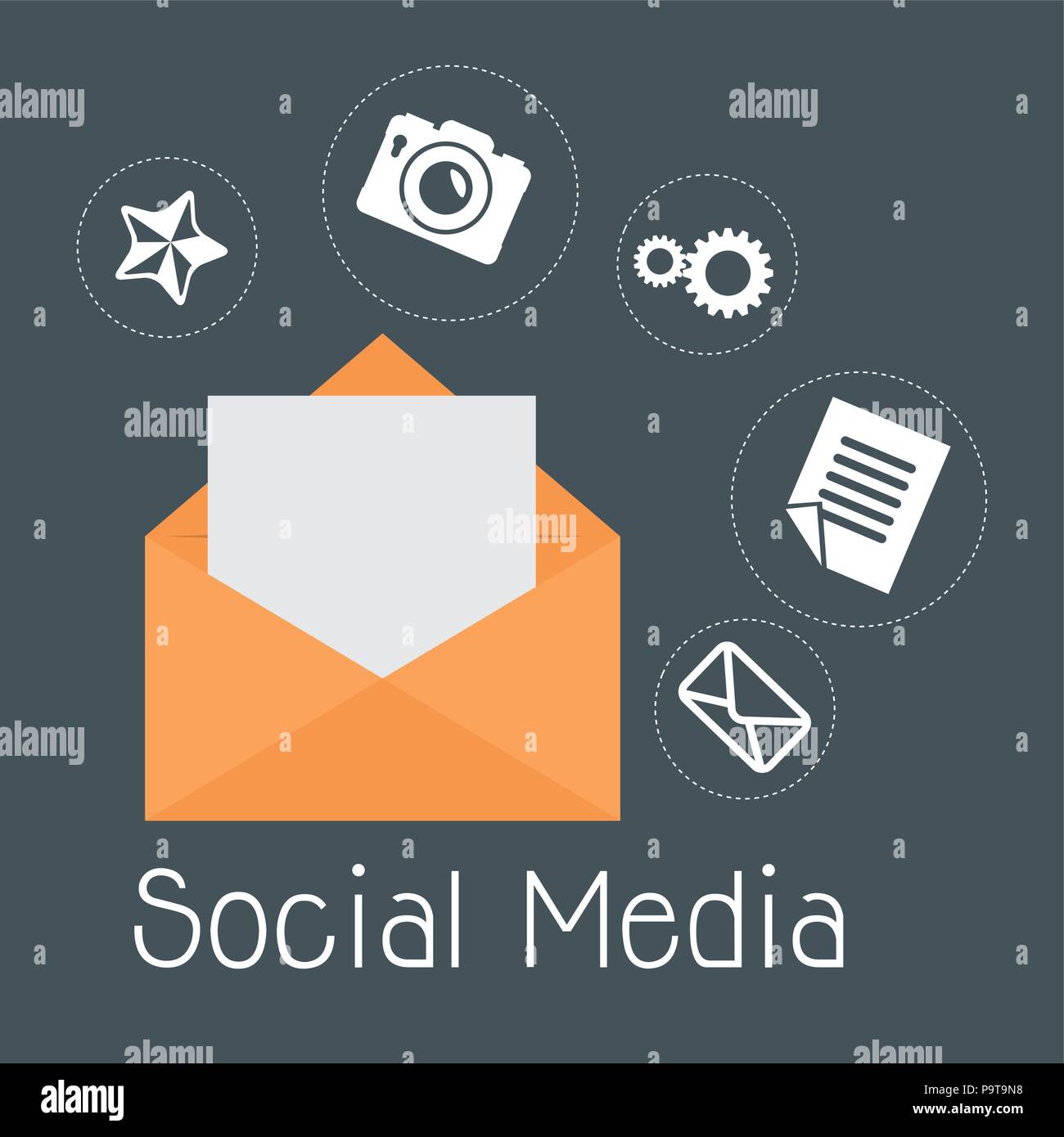 social media set icons vector illustration design Stock Vector Image ...