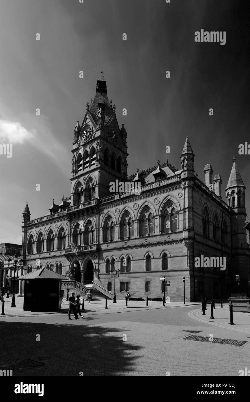 Chester Town Hall, Northgate Street, Chester City, Cheshire, England Stock Photo