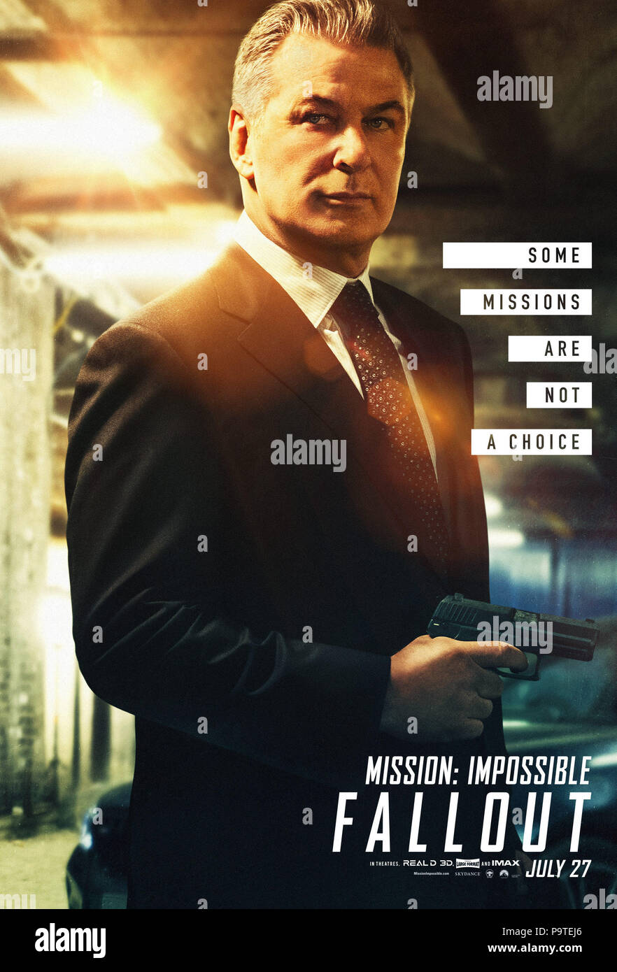 RELEASE DATE: July 27, 2018 TITLE: Mission: Impossible - Fallout STUDIO: Paramount Pictures DIRECTOR: Christopher McQuarrie PLOT: Ethan Hunt and his IMF team, along with some familiar allies, race against time after a mission gone wrong. STARRING: Poster art ALEC BALDWIN as Alan Hunley. (Credit Image: © Paramount Pictures/Entertainment Pictures) Stock Photo
