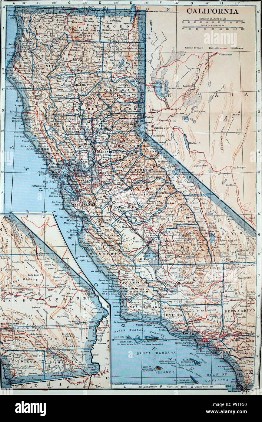 335 Collier's 1921 California Stock Photo