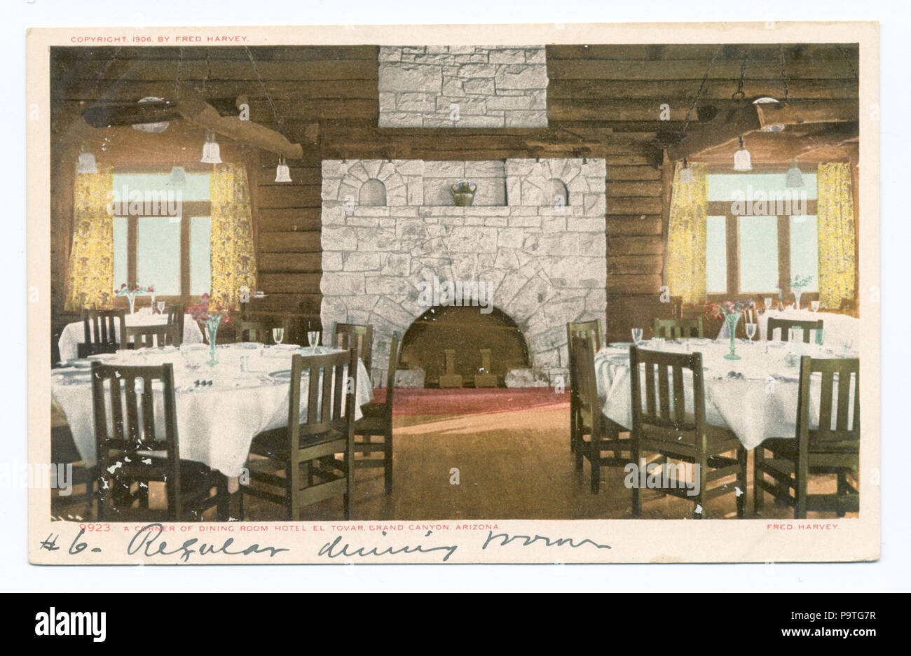 350 Corner Dining Room Hotel El Tovar Grand Canyon Ariz