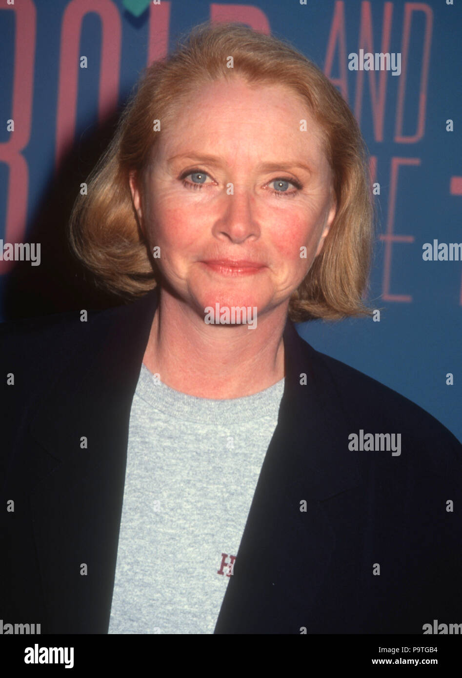 LOS ANGELES, CA - MARCH 23: Actress Susan Flannery attends 5th Anniversary Celebration for 'The Bold and the Beautiful' soap opera on March 23, 1992 at CBS Television City in Los Angeles, California. Photo by Barry King/Alamy Stock Photo Stock Photo