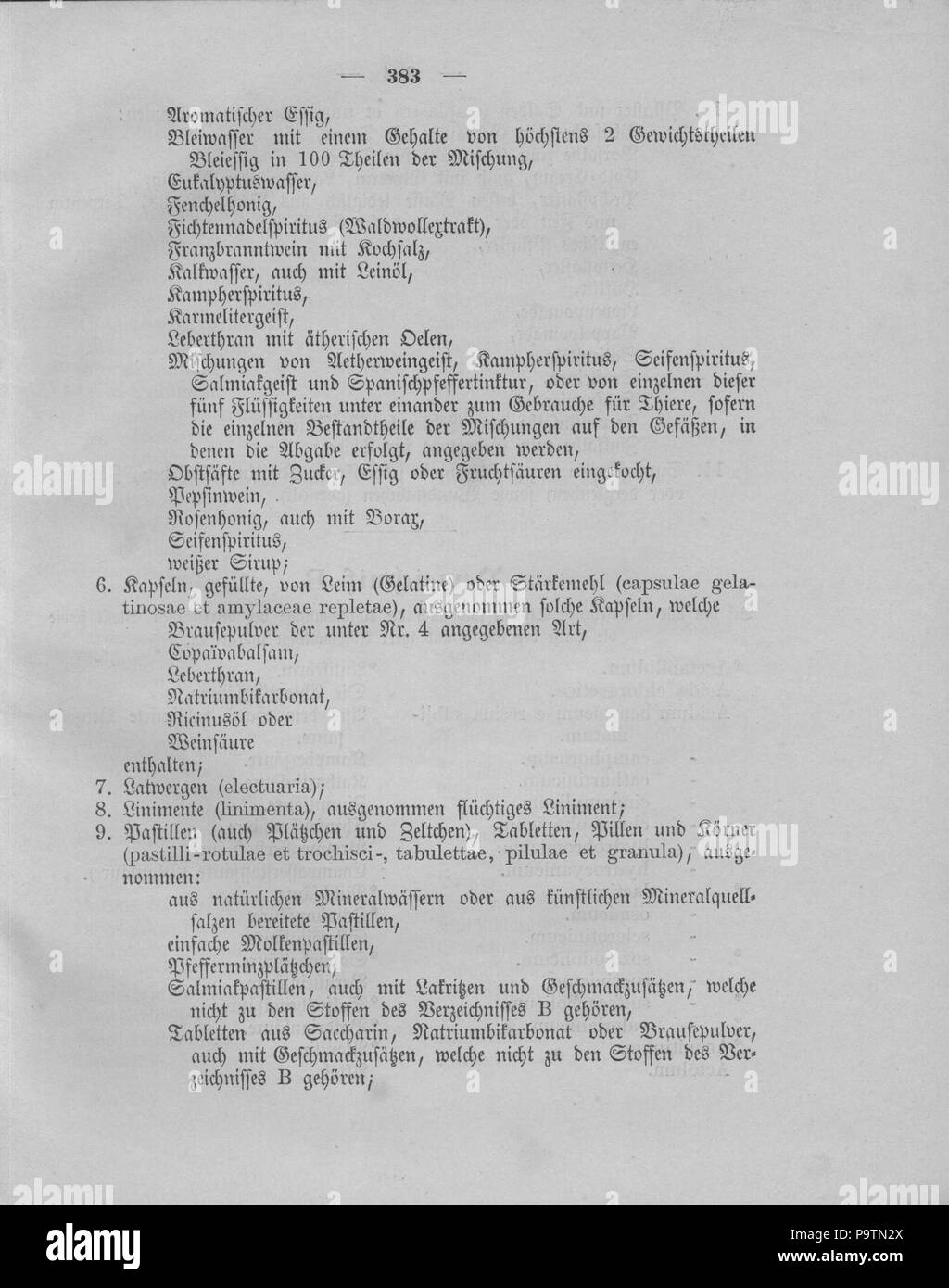 405 Deutsches Reichsgesetzblatt 1901 043 383 Stock Photo