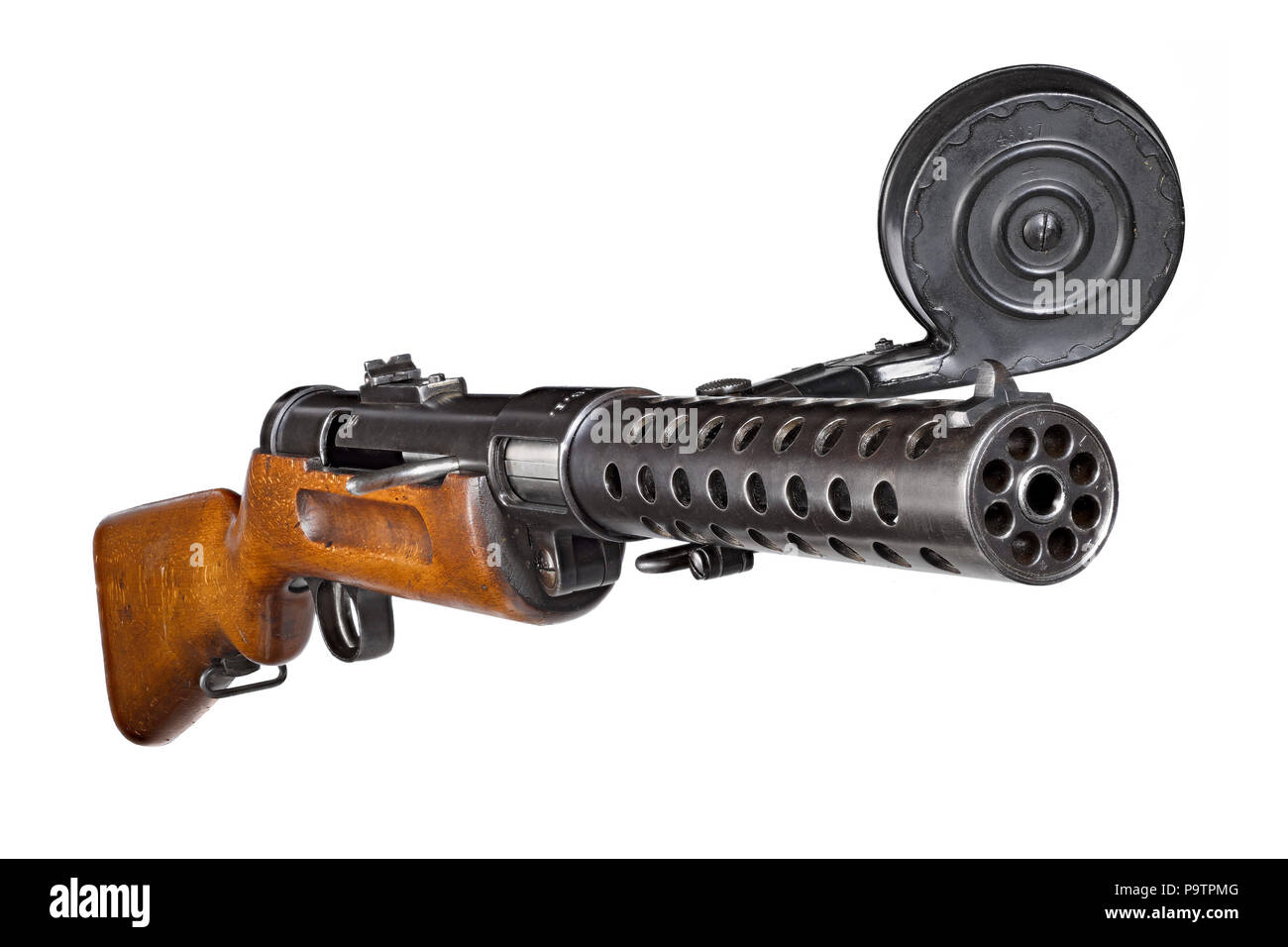 Bergmann MP18/1 centrefire automatic sub machine gun Stock Photo Alamy
