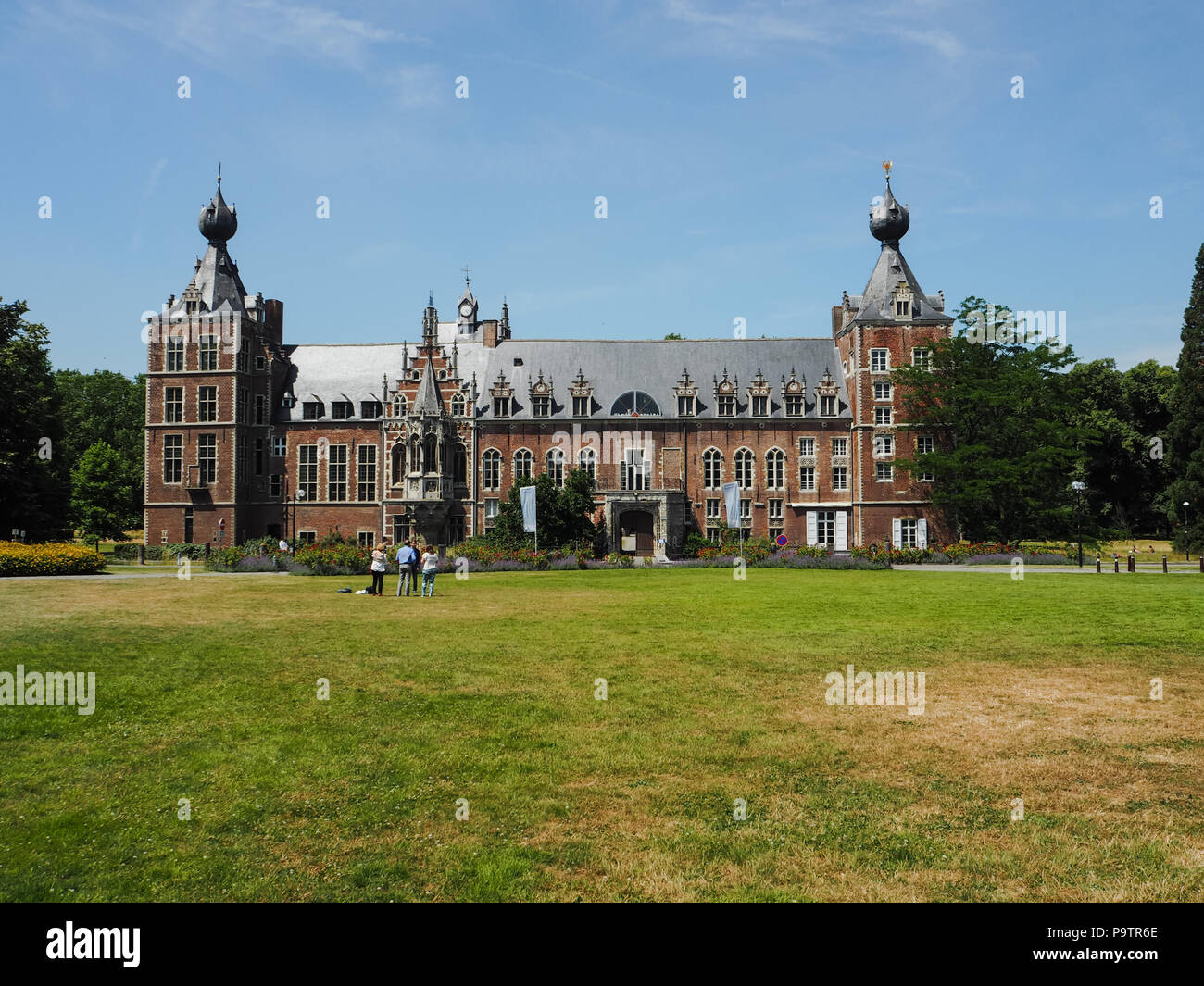The Arenberg castle located next to the city of Leuven and now the residence of the Catholic University of Leuven Stock Photo
